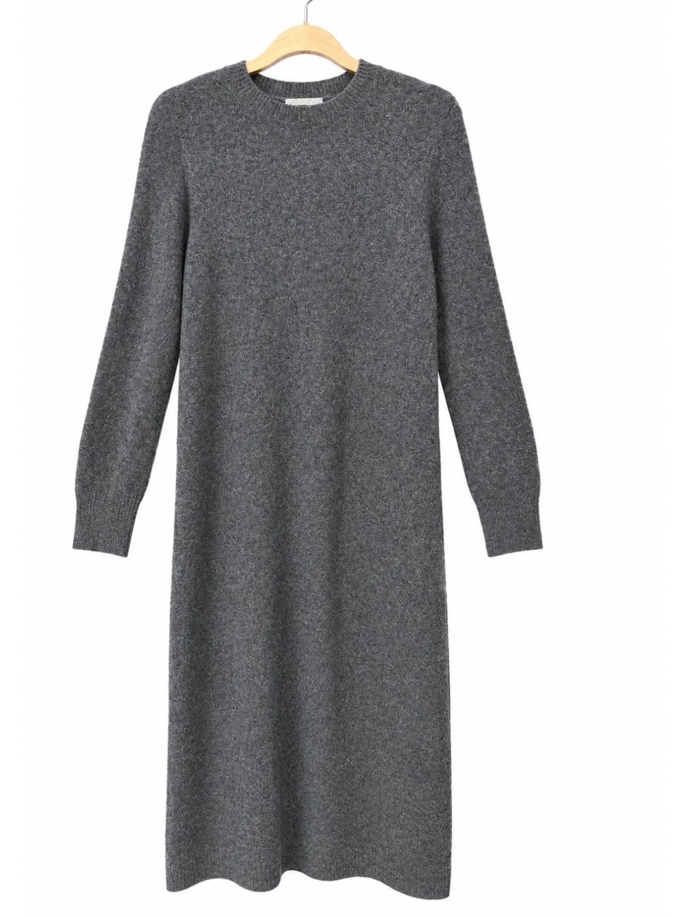 J Crew Sweater Dress Extra Soft Gray Cabincore Cozy wool blend